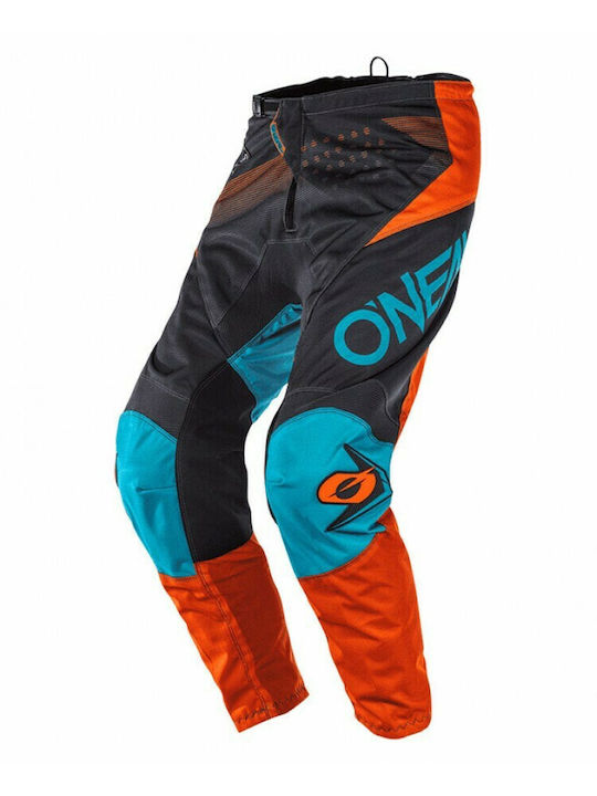 O'neal Element Factor V.22 Καλοκαιρινό Ανδρικό Παντελόνι Motocross Grey/Orange/Blue