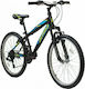 Alpina Alpha S Suspension 24" Παιδικό Mountain Bike 21 Ταχυτήτων (2022) Μαύρο