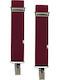 Suspenders Monochrome Burgundy