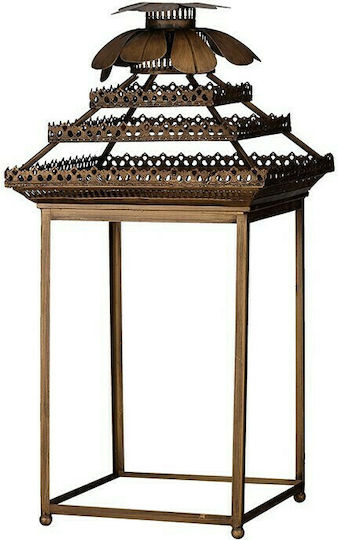 Artekko Floortop Metallic Lantern Bronze 40x40x80cm