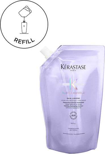 Kérastase Blond Absolu Bain Lumiere Refill Shampoos Reconstruction/Nourishment & Hydration for Coloured Hair 500ml