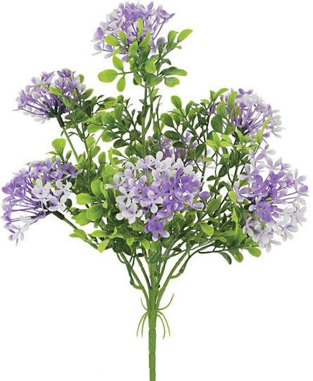 Bouquet of Artificial Flowers Lilac Lilac 35cm Marhome