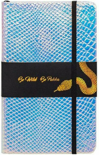 Pukka Wild Python Notebook 96 Sheets with Elastic Light Blue