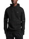Superdry Men's Sweatshirt with Hood and Pockets Black