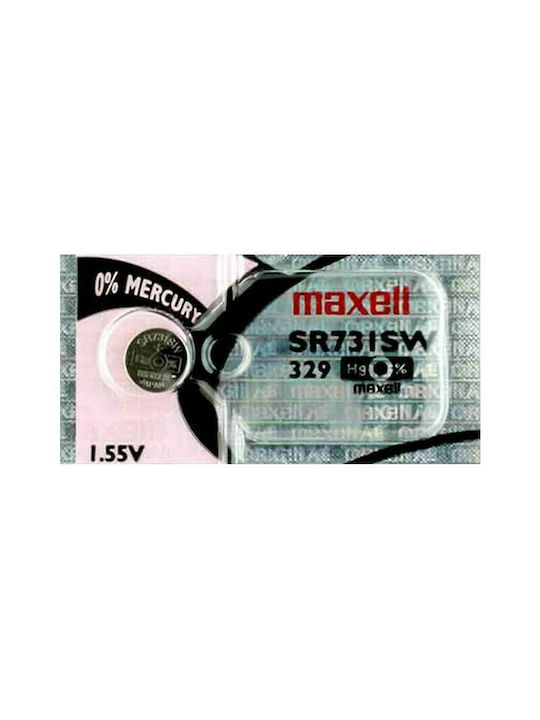 Maxell Μπαταρία Silver Oxide Ρολογιών SR731 1.55V 1τμχ