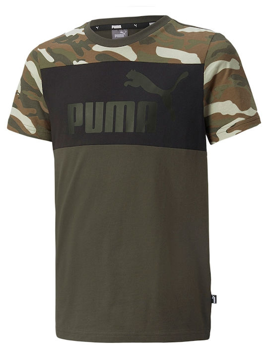 PUMA T-shirt Χακί