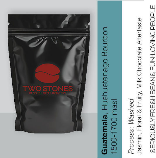 TwoStones Coffee Roasters Espresso Kaffee Single Origin Arabica Guatemala Gemahlen 1kg