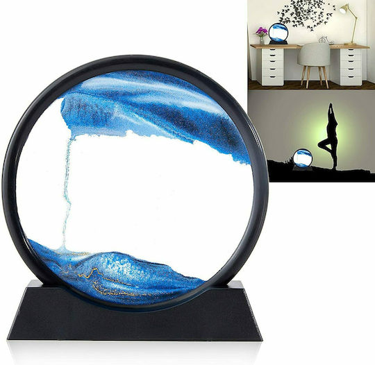 Decorativ de Spațiu 7in Moving Sanscape din Plastic Albastru 20x17cm 1buc