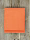 Nima Sheet for Single Bed 160x260cm. Unicolors Vivid Coral