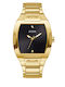 GC Watches Ανδρικό Ρολόι 43mm Μπαταρίας με Χρυσό Μεταλλικό Μπρασελέ