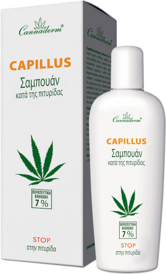 Cannaderm Capillus Shampoo gegen Schuppen Shampoo Hanfprodukte (CBD) mit 7% therapeutischem Hanf 150ml