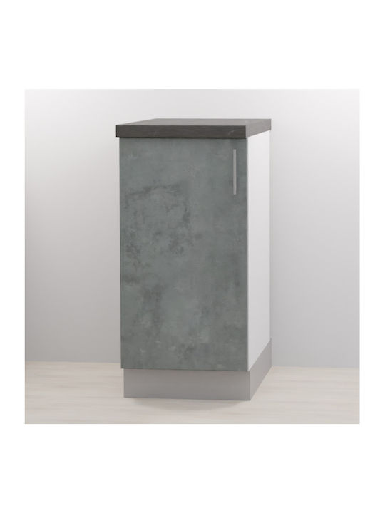 Επιδαπέδιο Ντουλάπι Glamour 40x48x82cm Marble