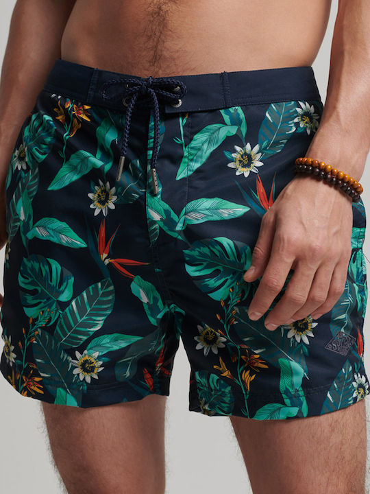 Superdry Ovin Vintage Ανδρικό Μαγιό Σορτς Πολύχ...