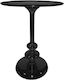 Round Side Coffee Table Royal Aluminum Black W41xL41xH56cm