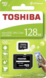 Toshiba M203 microSDXC 128GB Clasa 10 U1 UHS-I cu adaptor