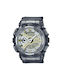 Casio G-Shock Analog/Digital Uhr Chronograph Batterie mit Gray Kautschukarmband