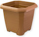 Viosarp Νο317 Flower Pot 25lt 37x33cm in Brown Color Νο317