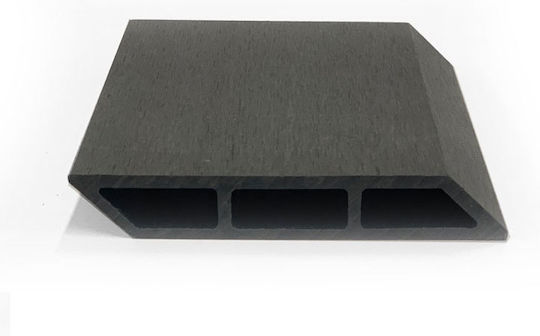 Dedron Garden Fencing Material Oblique Grey 1pcs Gray