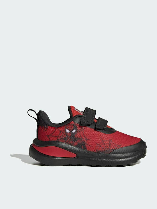 Fortarun Fortarun Kids Sports Shoes Running with Hoop & Loop Closure Vivid Red / Core Black / Cloud White