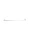 Sanco Monogram Single Wall-Mounted Bathroom Rail ​60x2cm Silver