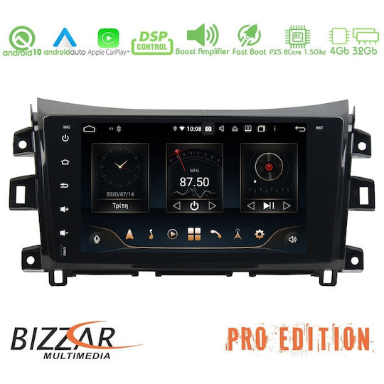 Bizzar Ηχοσύστημα Αυτοκινήτου για Nissan Navara / NP300 NP300 2016-2021 (Bluetooth/USB/WiFi/GPS/Apple-Carplay/Android-Auto/CD) με Οθόνη Αφής 9"