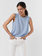 Vero Moda Women's Sleeveless Sport Blouse Light Blue