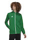 Adidas Entrada 22 Jachetă cu fermoar pentru bărbați cu buzunare Verde