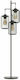 Elmark Daria Vintage Floor Lamp H148.2xW32.3cm. with Socket for Bulb E27 Black