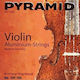 Pyramid Set of Steel Strings for Violin 4/4 Aluminium 4/4