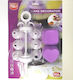 YR05 Pastry Bag Syringe Silicone 23cm 8 Pieces