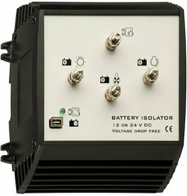 BS-100 Batterietrenner für Boote Batterietrenner für 2 Batterien 100Amp 12V-24V