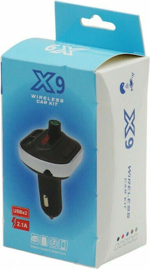 Rolinger FM Transmitter Αυτοκινήτου με Bluetooth / USB 2.1A