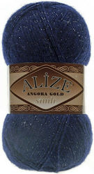 Alize Angora Gold Μεταλλικό Μεικτό 58 Blue 100m...