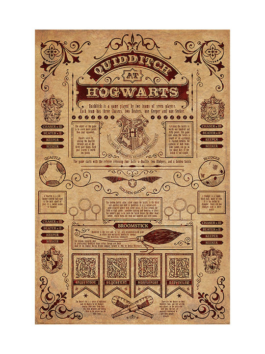 Pyramid International Αφίσα Quiditch at Hogwarts 61x91.5cm