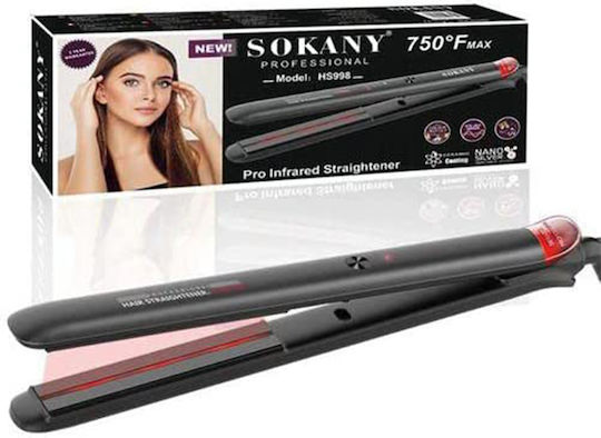 Sokany HS-998 Πρέσα Μαλλιών με Κεραμικές Πλάκες 42W