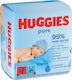 Huggies Pure Μωρομάντηλα με 99% Νερό 3x56τμχ