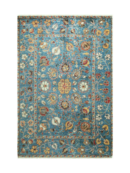 Klonaras Aurora 11515 Rug Rectangular with Fringes Blue