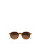 Izipizi D Sun Sunglasses with Brown Acetate Frame and Brown Gradient Lenses Arizona Brown