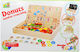 Donuts Educational Game Letters & Numbers made of Wood for 3+ years Years Old