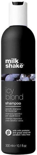 Milk Shake Icy Blond Σαμπουάν Αναδόμησης/Θρέψης & Ενυδάτωσης για Βαμμένα Μαλλιά 300ml