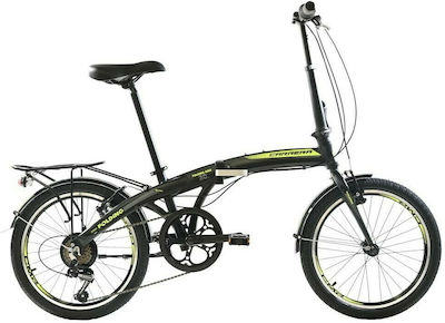 Carrera F20 20" 2022 Yellow Black Foldable Bike City with Speeds