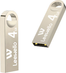Leewello 4GB USB 3.0 Stick Silver