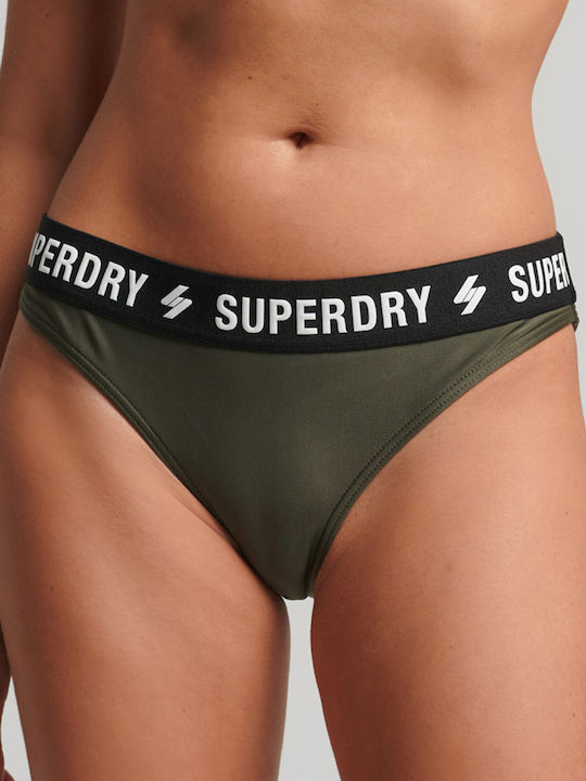 Superdry Bikini Slip Χακί