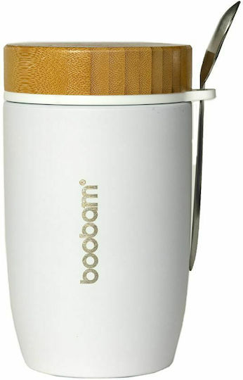 Boobam Lunchbox Isolierte Lunchbox Inox Weiß 500ml 1Stück