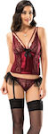 Moongirl Emily 2052 3 Piece Set Bordeaux / Black