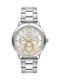Vogue Men's Watch 40mm Chronograph Battery with Silver Metal Bracelet