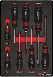 Wurth Zebra Set 8 Screwdrivers