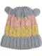 Pom Pom Beanie Căciulă Pentru Femei În Culoare Gri