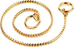 Pet Interest Brass Snake Chain Πνίχτης Αλυσίδα σε Χρυσό χρώμα 3.8mm x 50cm
