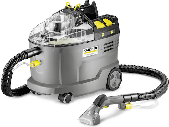Karcher Puzzi 9/1 Bp Pack Rechargeable Vacuum Dry with Plastic Bin 9lt